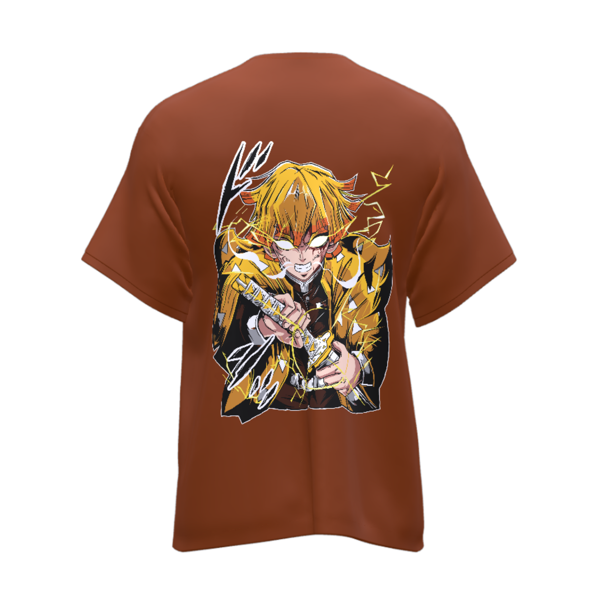 Demon Slayer Zenitsu- Oversized Tee