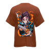 Demon Slayer Tanjiro Fire- Oversized Tee