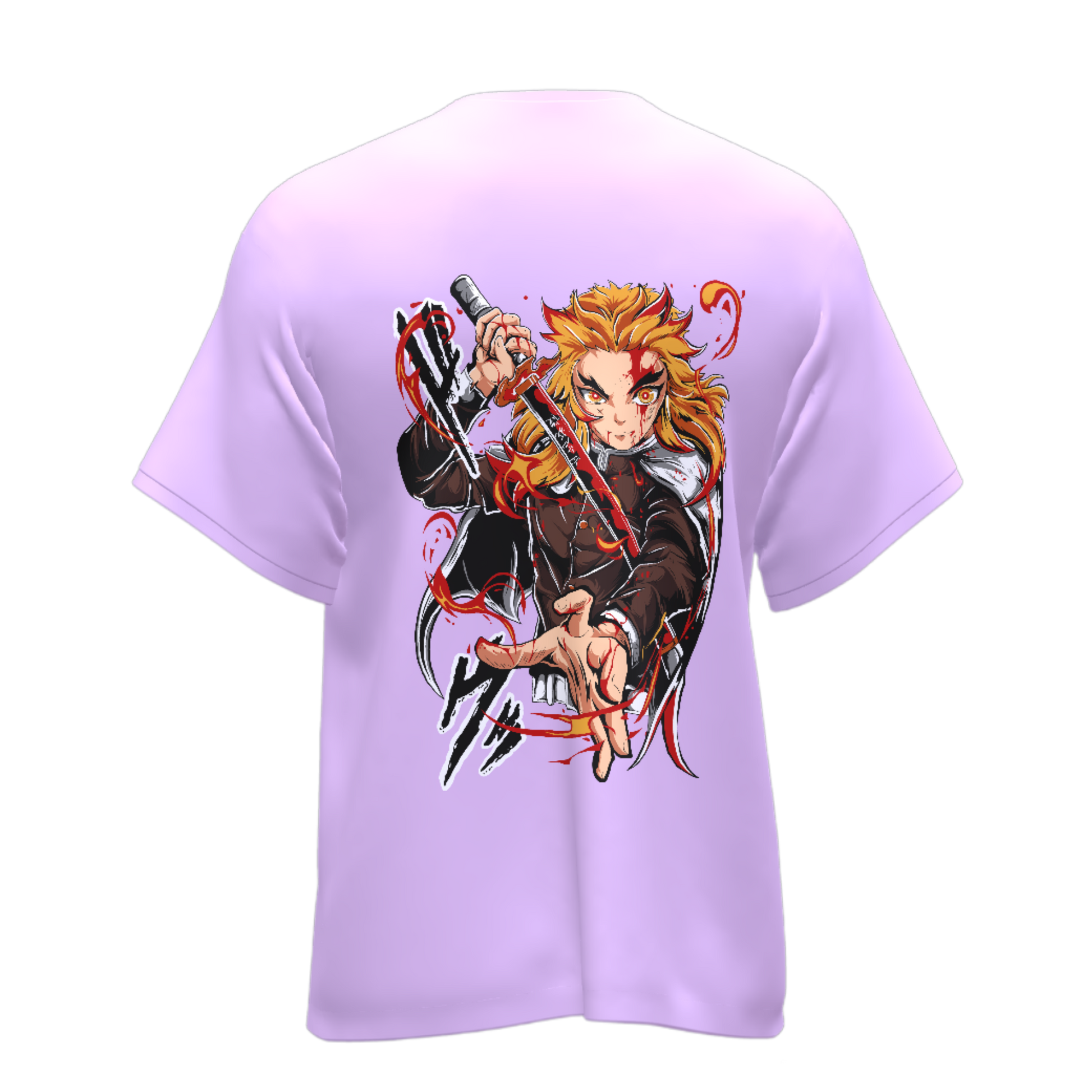 Demon Slayer Rengoku- Oversized Tee