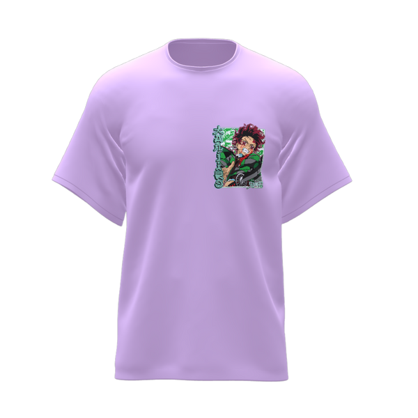 Demon Slayer Tanjiro Fire- Oversized Tee