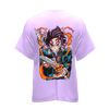 Demon Slayer Tanjiro Fire- Oversized Tee