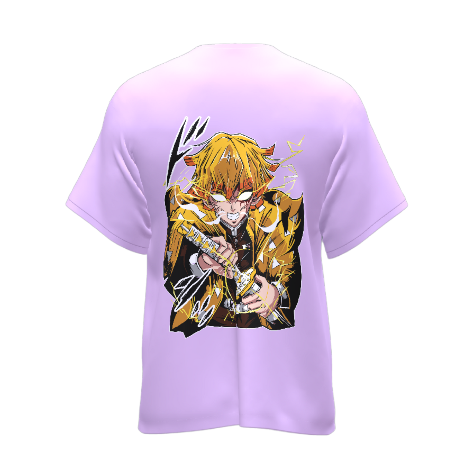 Demon Slayer Zenitsu- Oversized Tee