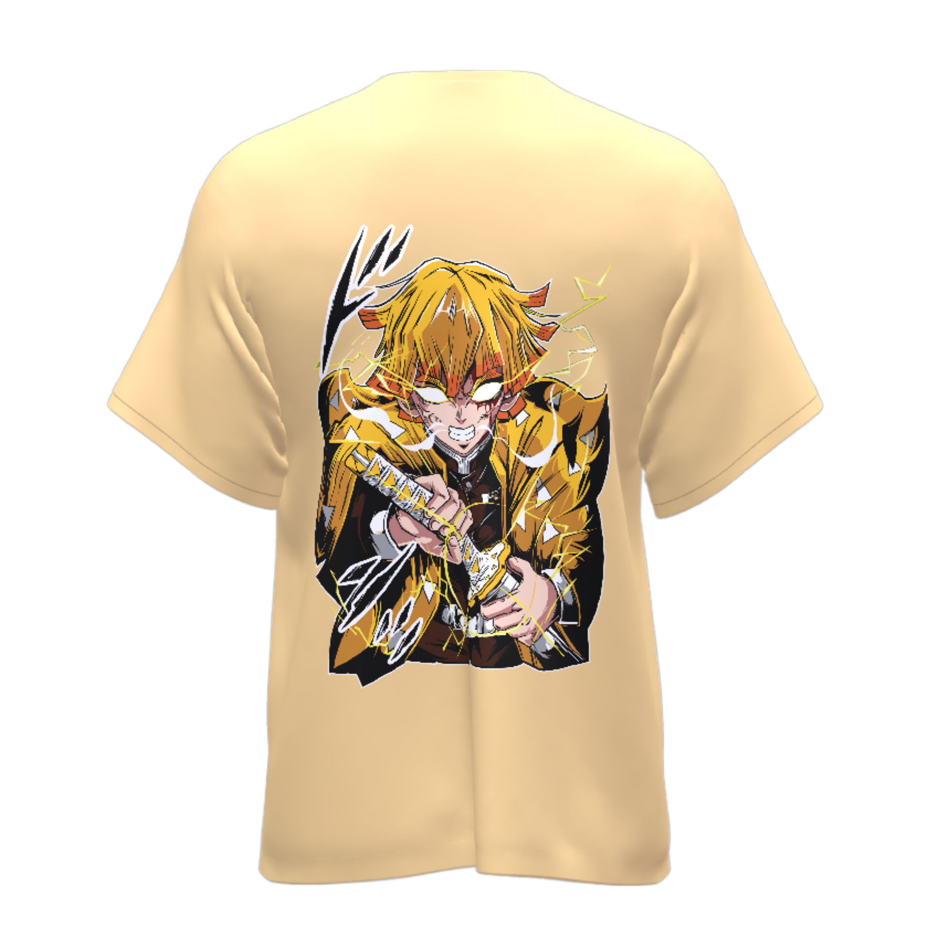 Demon Slayer Zenitsu- Oversized Tee