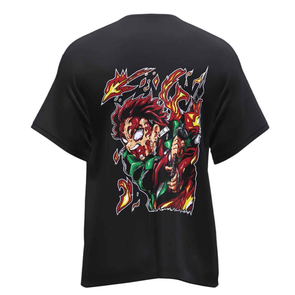 Demon Slayer Tanjiro- Oversized Tee