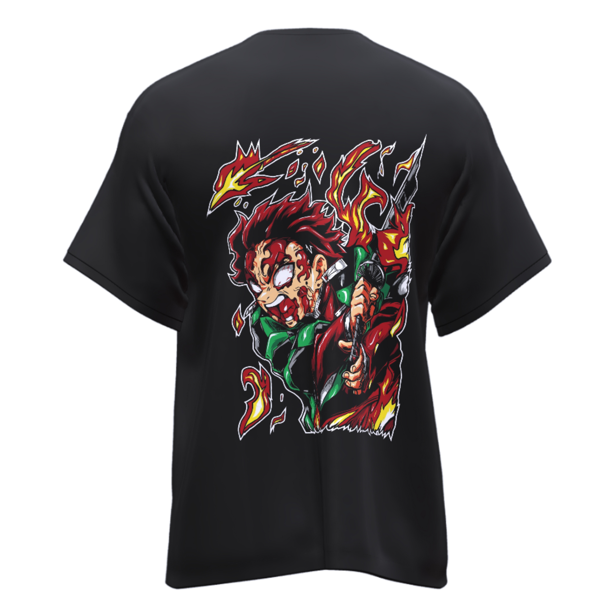 Demon Slayer Tanjiro- Oversized Tee