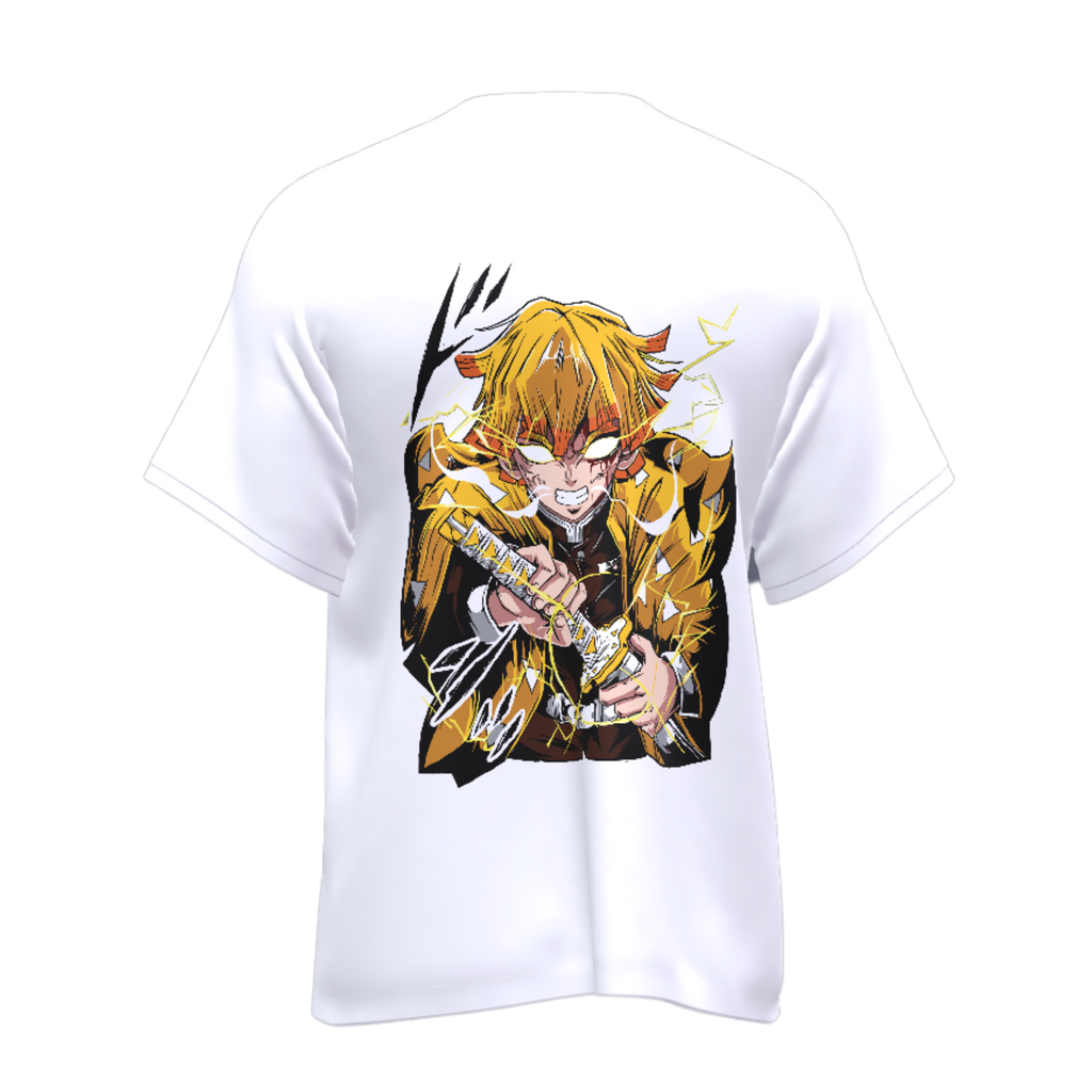 Demon Slayer Zenitsu- Oversized Tee