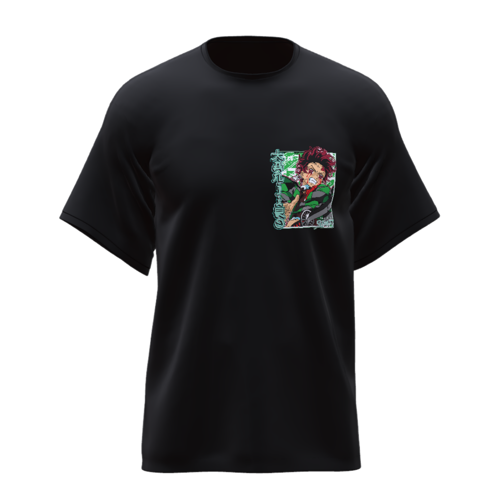 Demon Slayer Tanjiro Fire- Oversized Tee