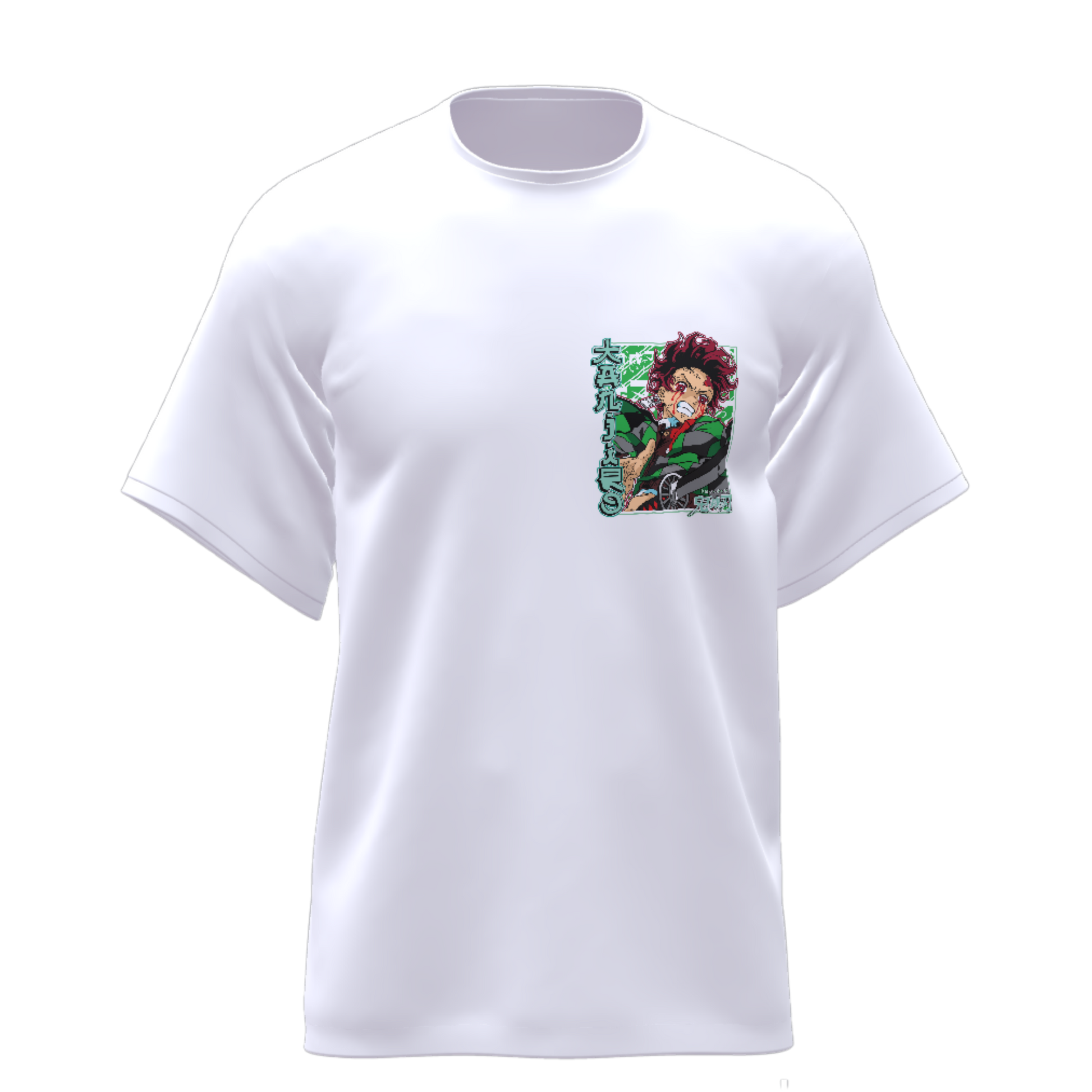 Demon Slayer Tanjiro Fire- Oversized Tee