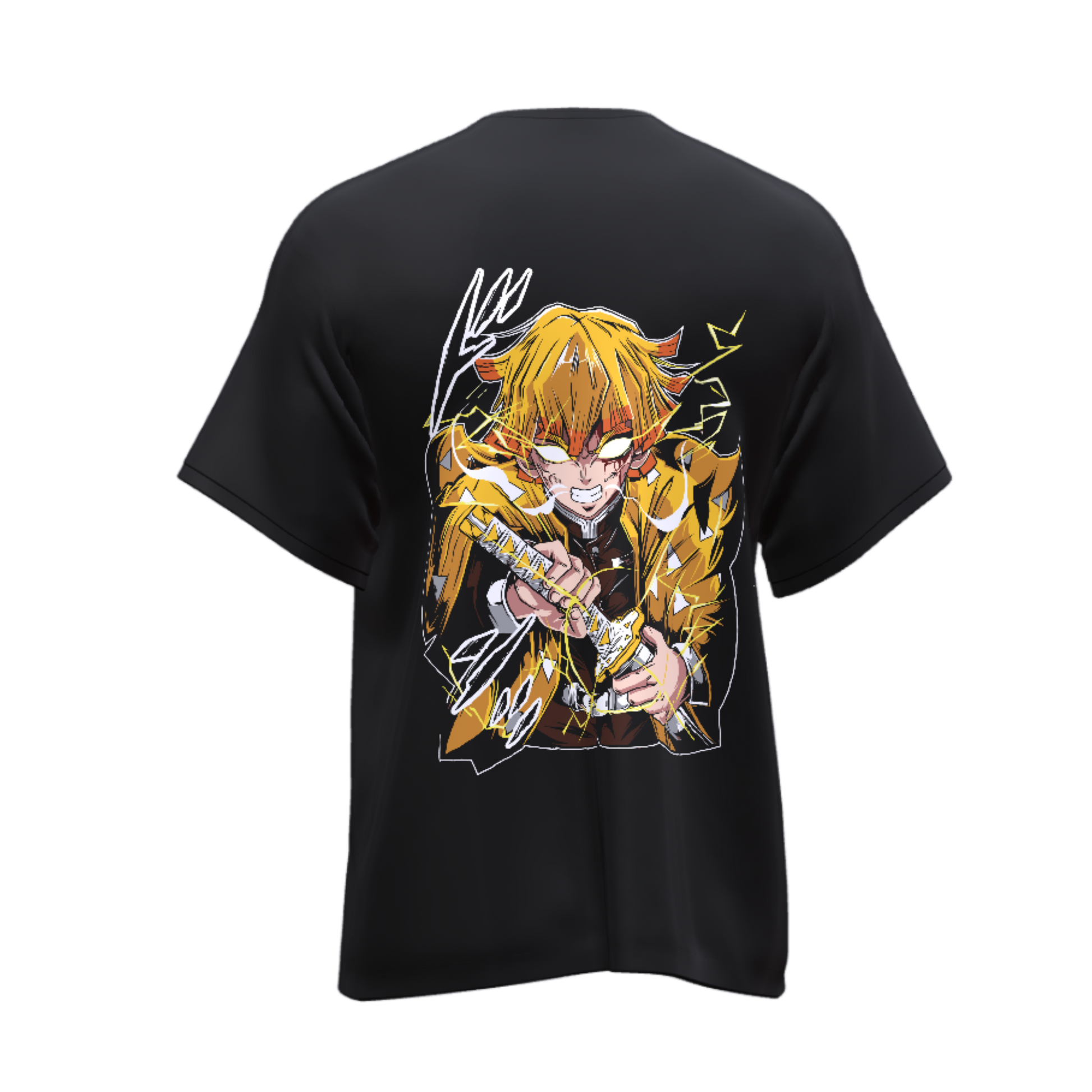Demon Slayer Zenitsu- Oversized Tee