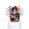 Demon Slayer Tanjiro Fire- Oversized Tee