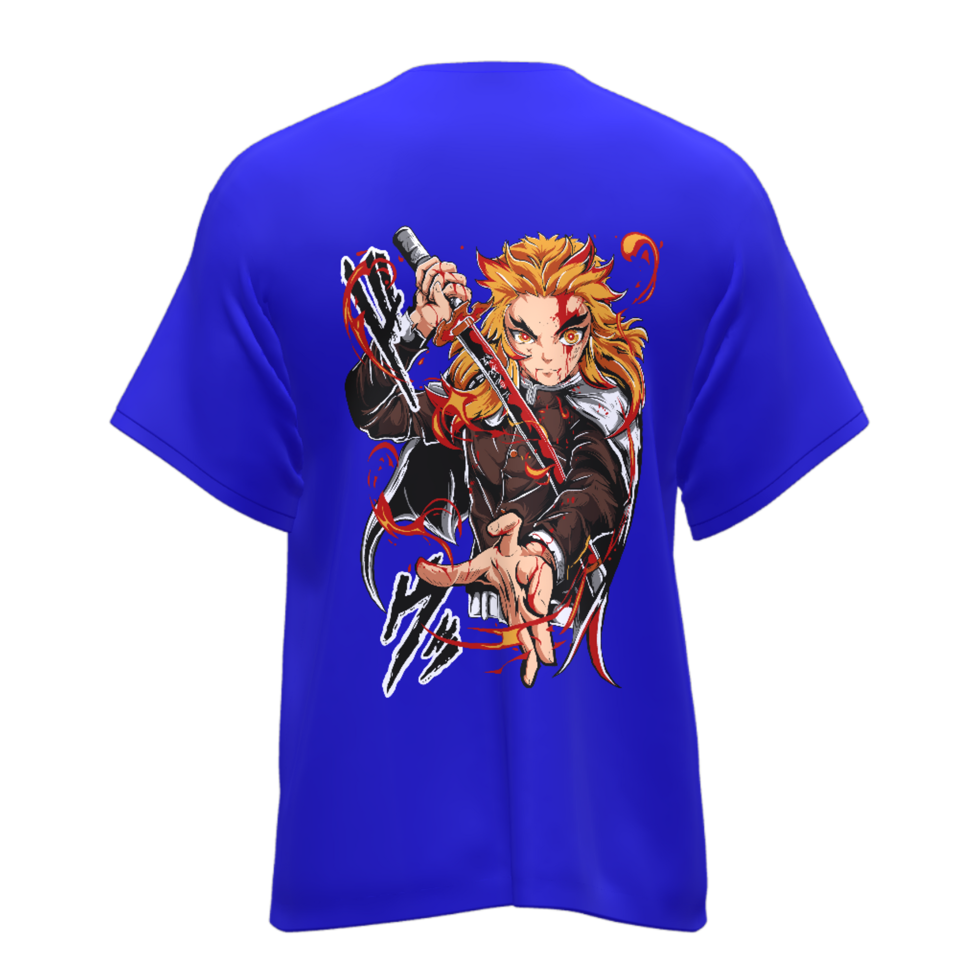 Demon Slayer Rengoku- Oversized Tee