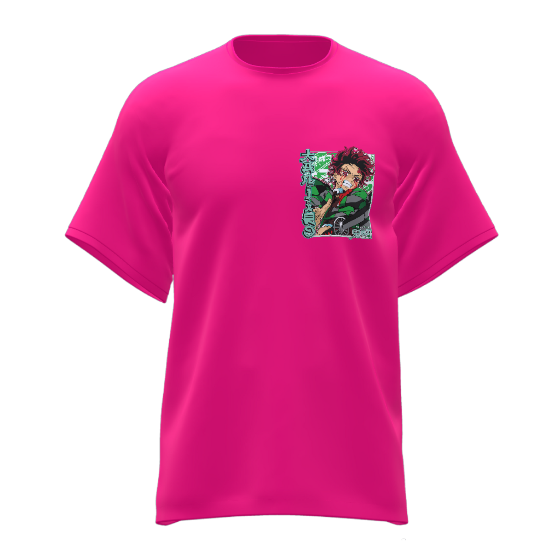 Demon Slayer Tanjiro Fire- Oversized Tee