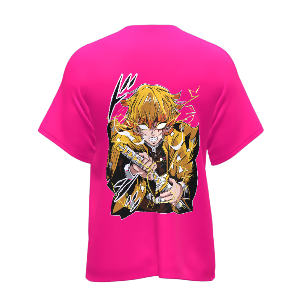 Demon Slayer Zenitsu- Oversized Tee