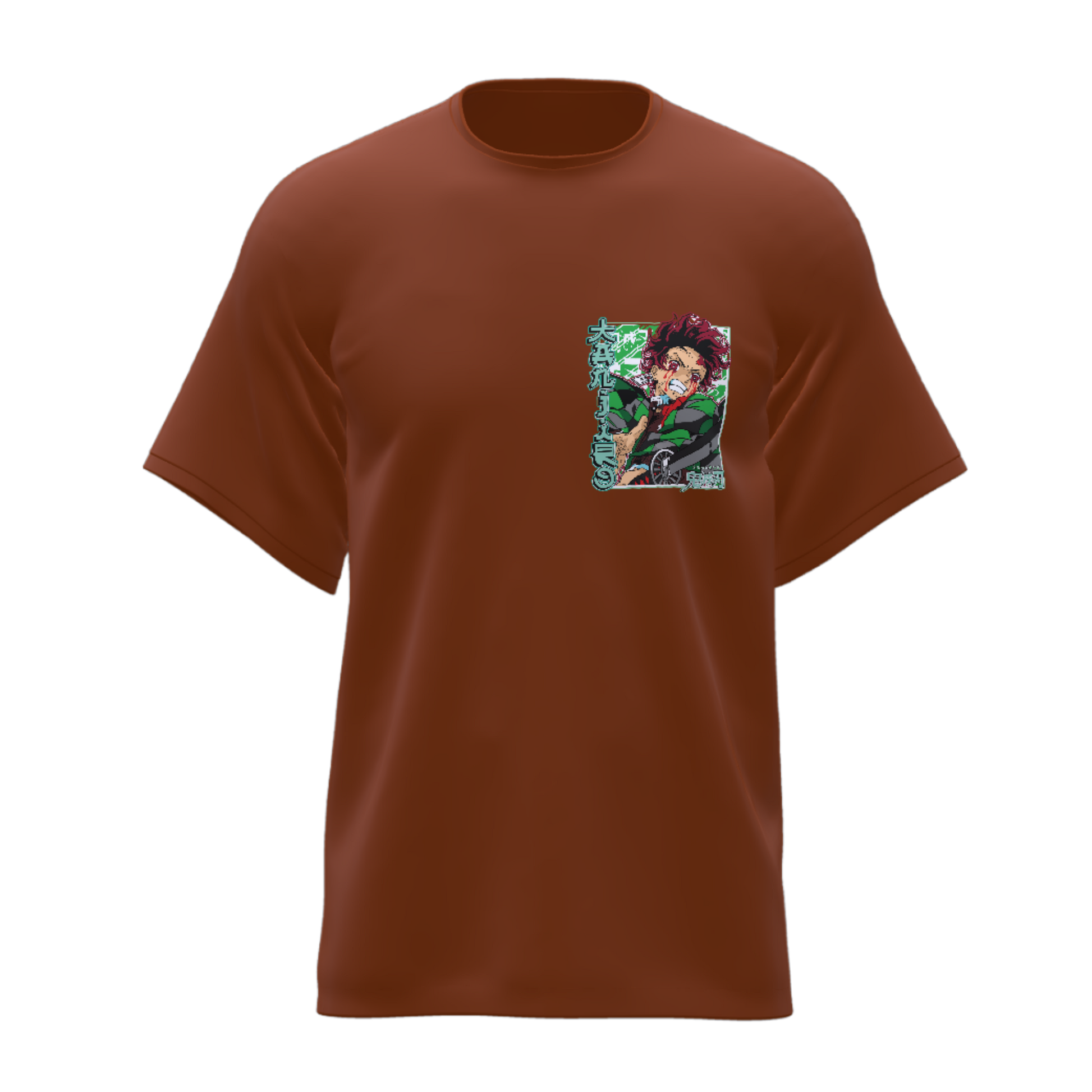 Demon Slayer Tanjiro Fire- Oversized Tee