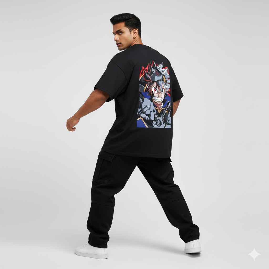 Black Clover Asta- Oversized Tee